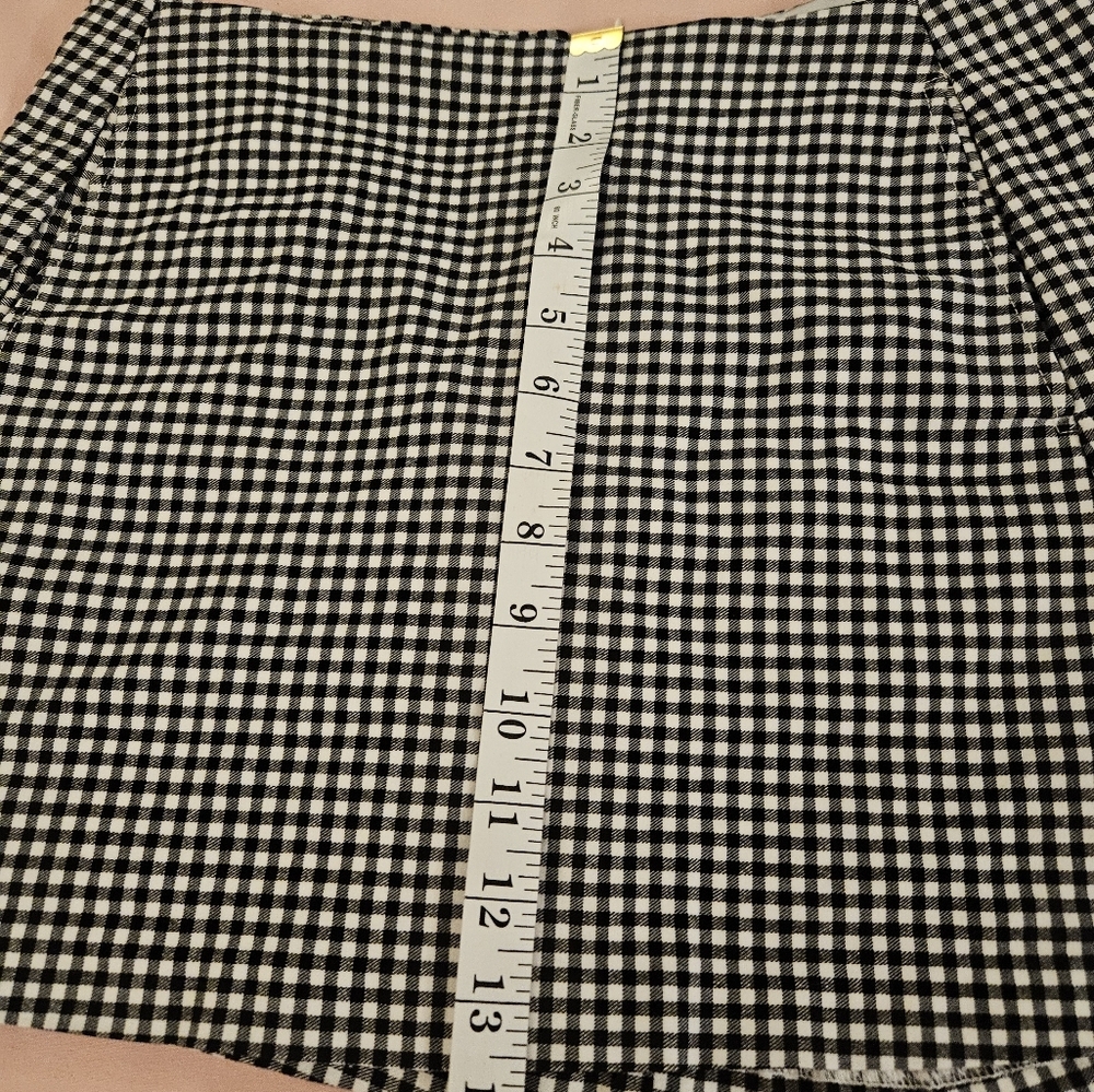 Urban Outfitters Black and White Mini Pencil Skirt With Pockets - Picture 5 of 5